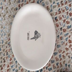 Rae Dunn Chirp plate - Artisan Collection